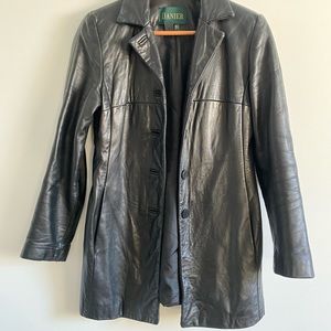 Vintage leather Danier blazer